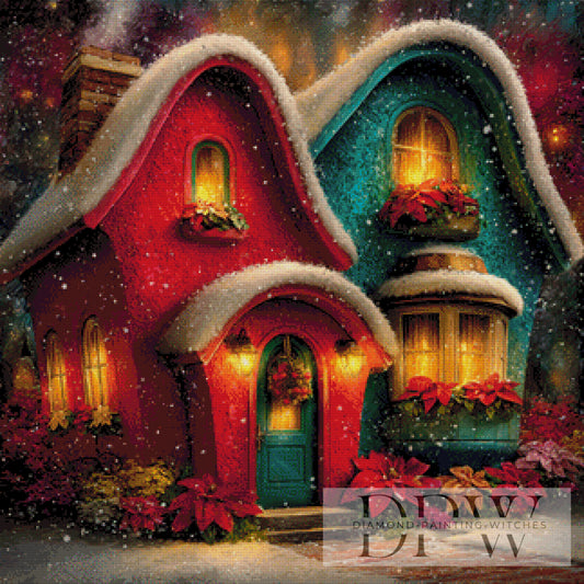 Adventshäuser by Casalla Vendetta 80x80cm mit 260 Farben DPW-3914