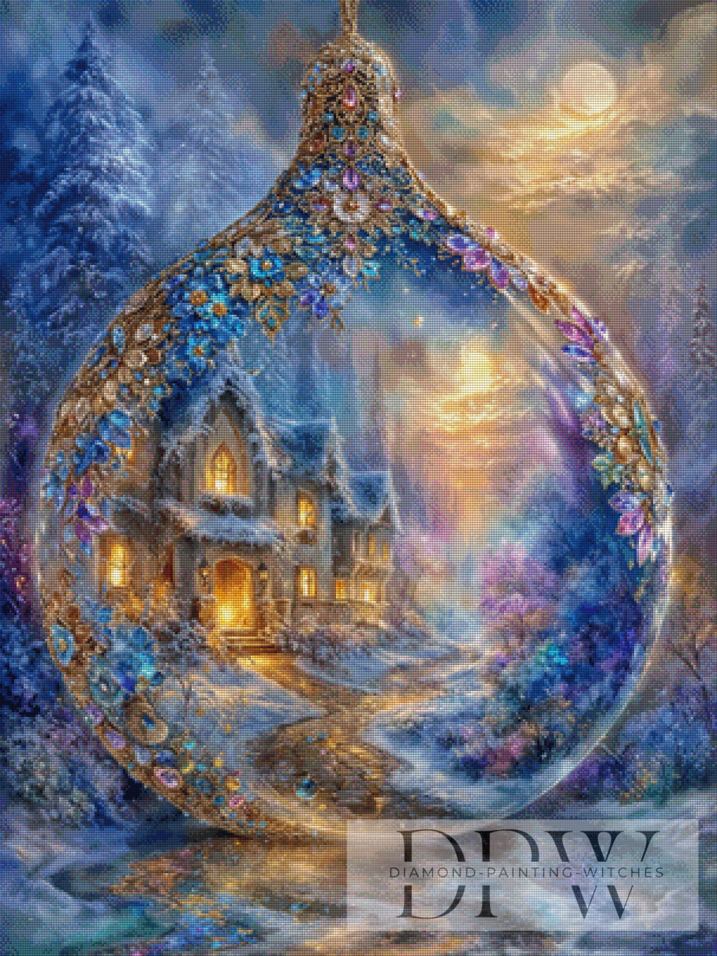 Weihnachtskugel 2 by Pixxel Pics 75x100cm mit 240 Farben DPW-3923