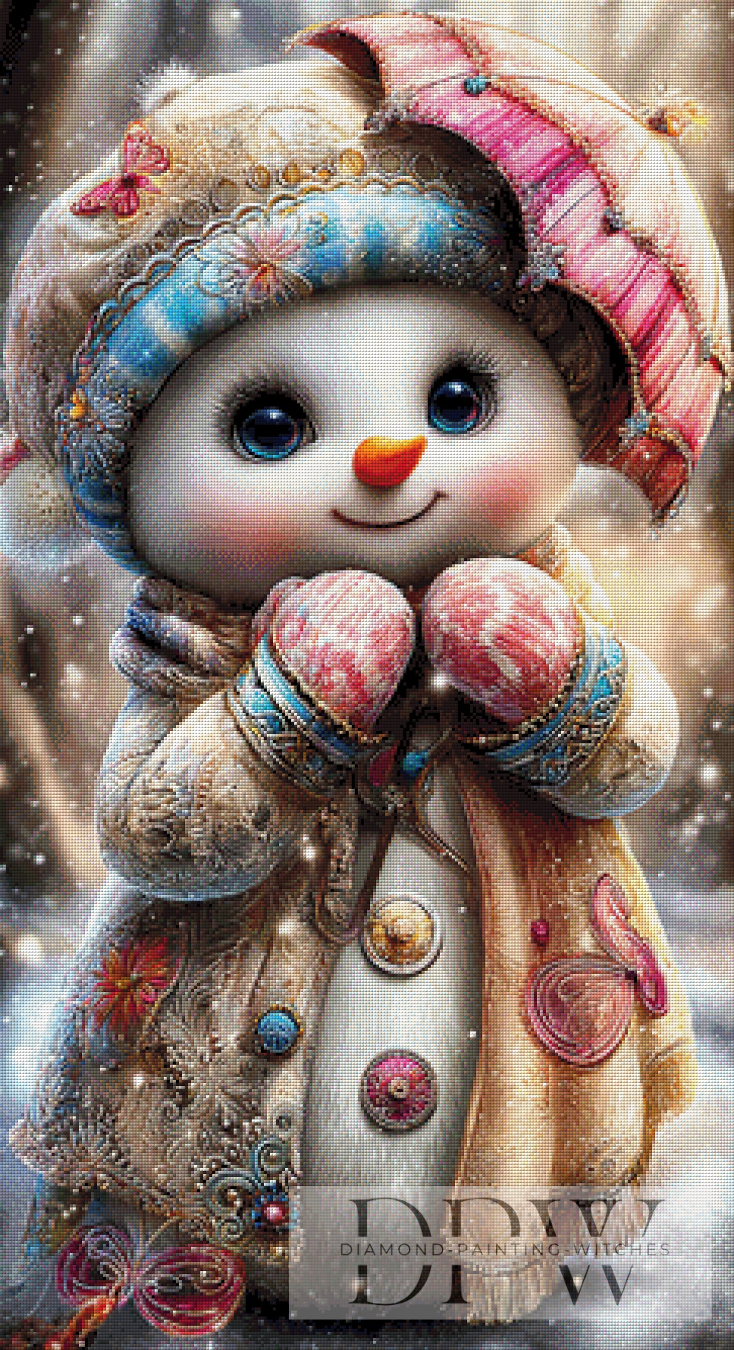 Flockifunkel by Elly_A.I. 60x110cm mit 300 Farben DPW-3930