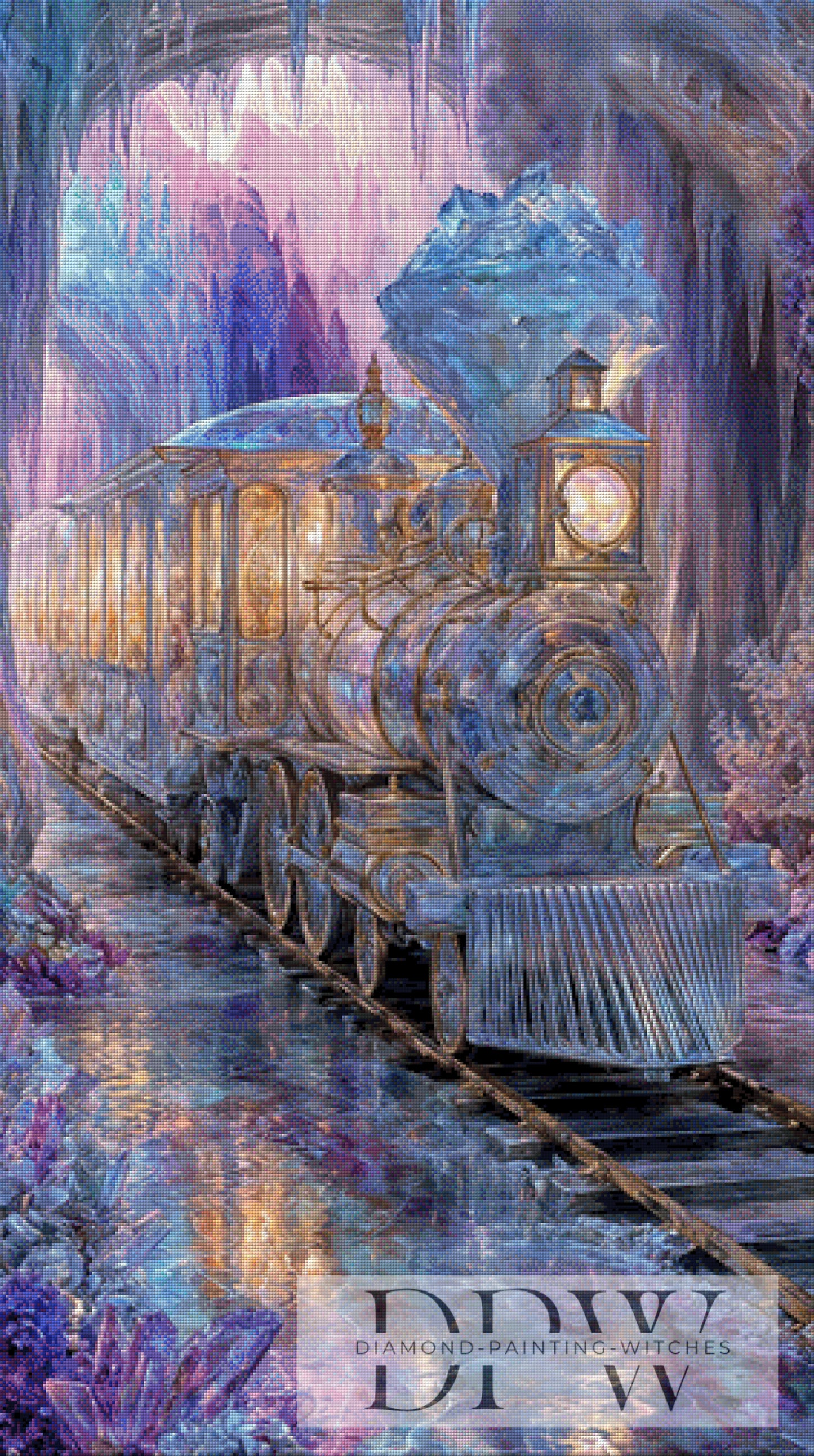 Bubble Gum Train by Pixxel Pics 70x125cm mit 190 Farben DPW-3948