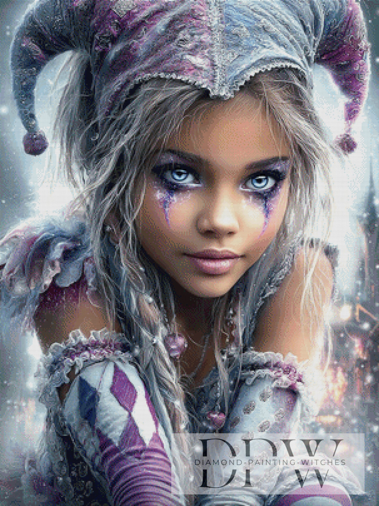 Harlegirl by Elly_A.I. 75x100cm mit 160 Farben DPW-3955