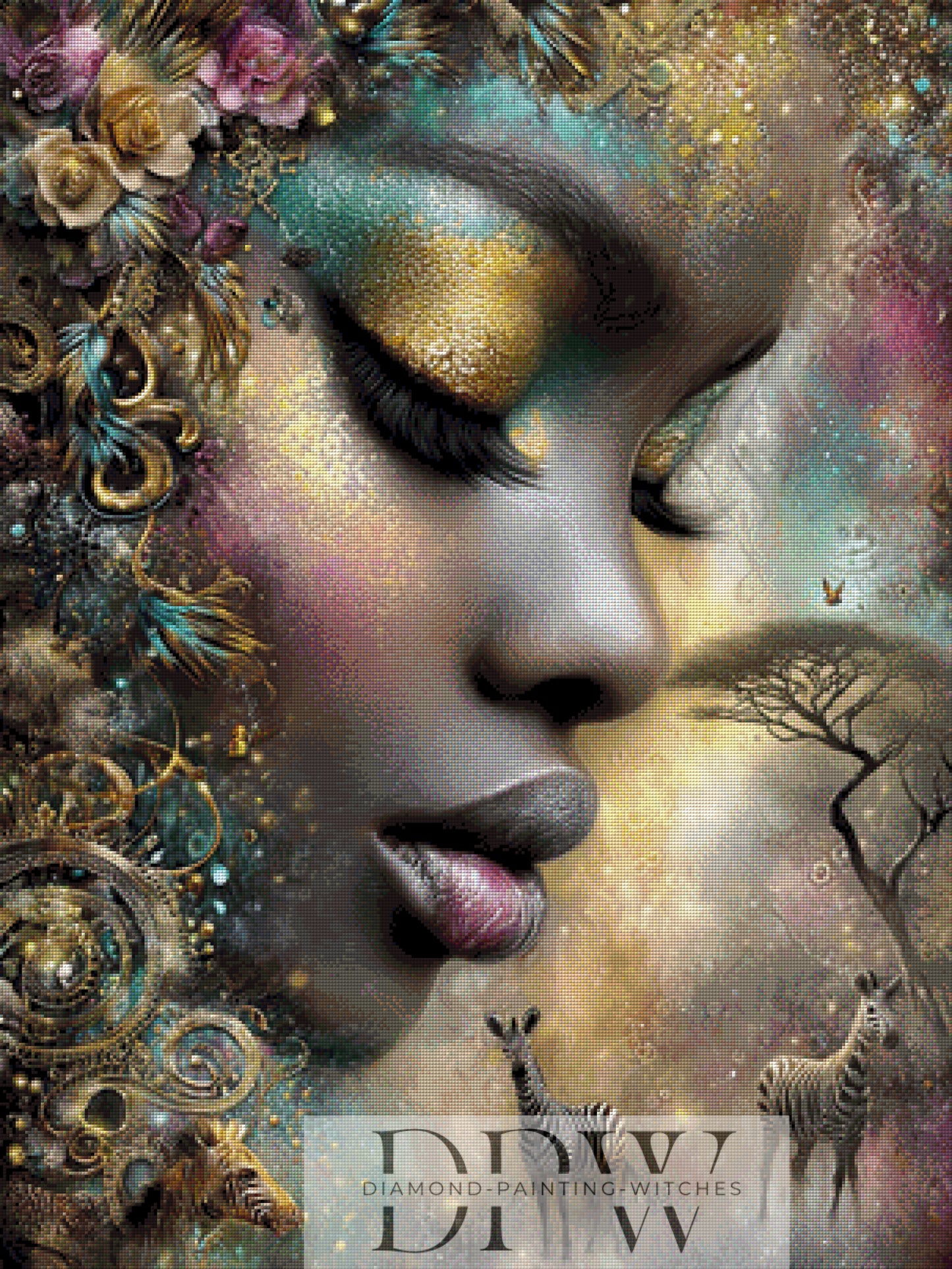 Savannara by Elly_A.I 75x100cm mit 210 Farben DPW-3956