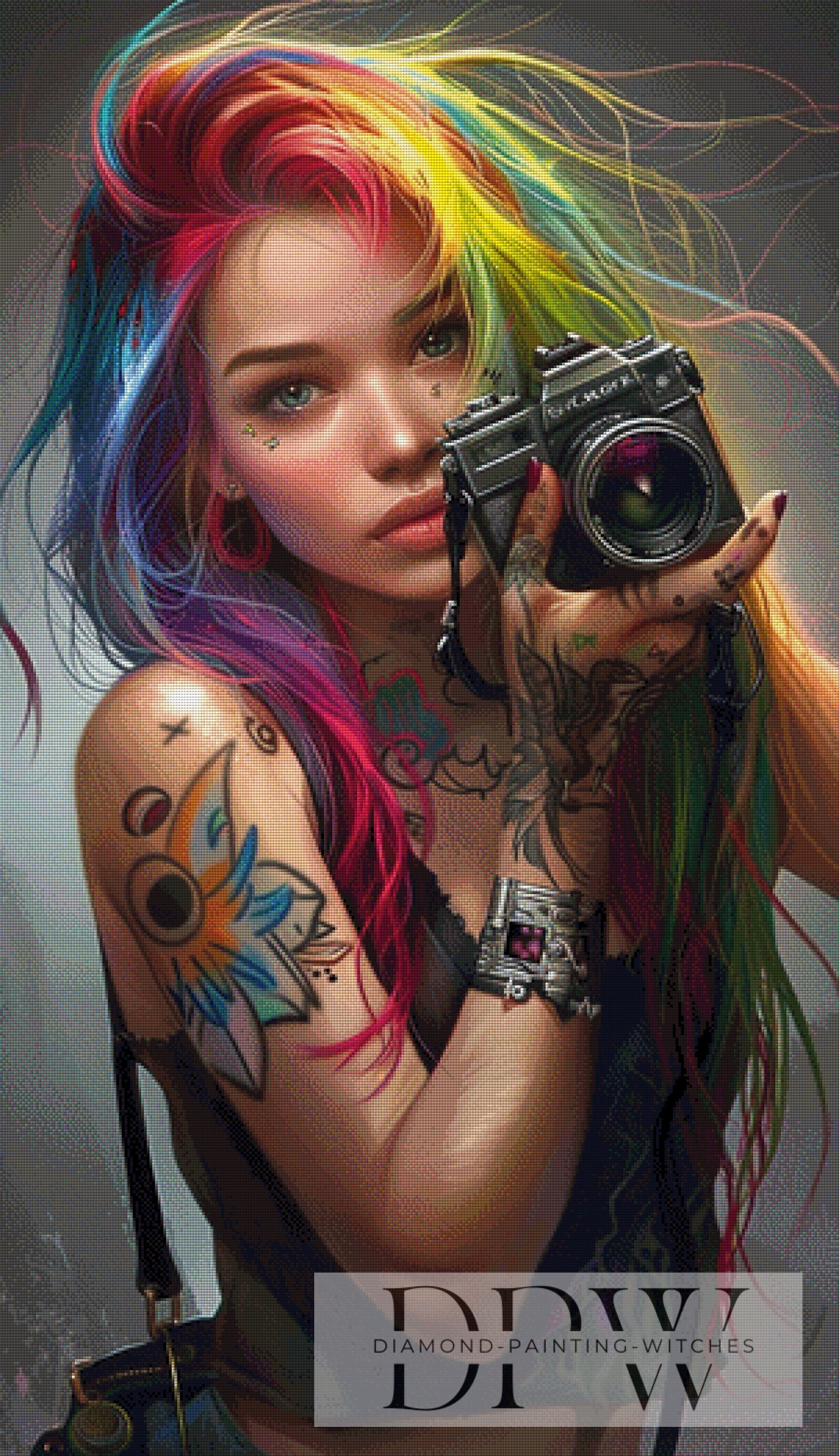 Vicky by ellufija 75x130cm mit 320 Farben DPW-3964