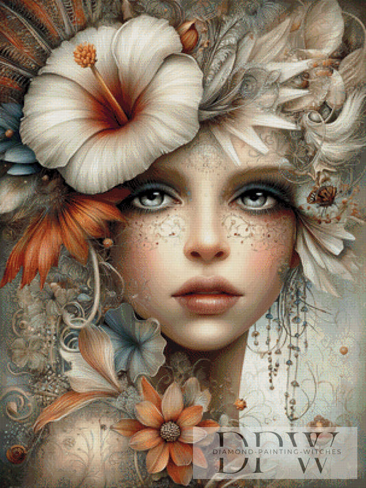 Die gute Ute by CreatiVart 75x100cm mit 150 Farben DPW-397