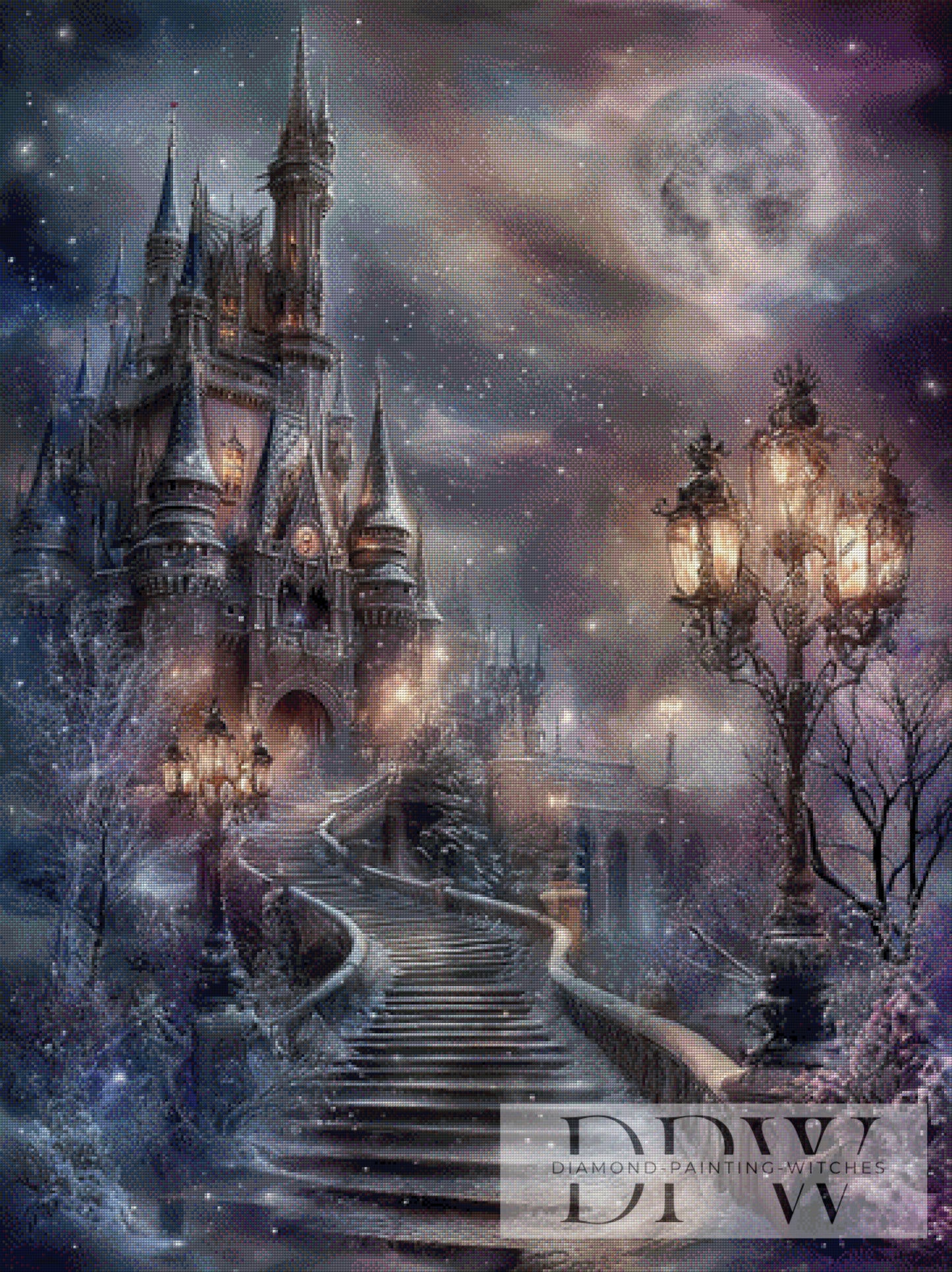 Winterschloss by Maggie 90x120cm mit 135 Farben DPW-3991