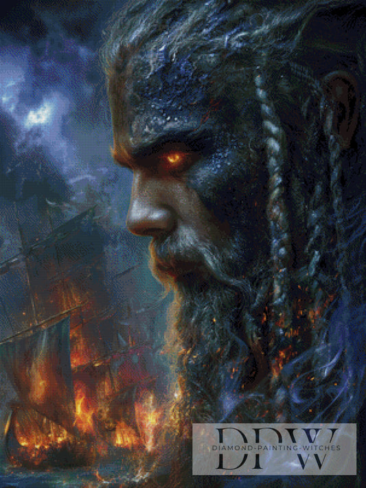 Flammenbart by Maggie 75x100cm mit 170 Farben DPW-3992