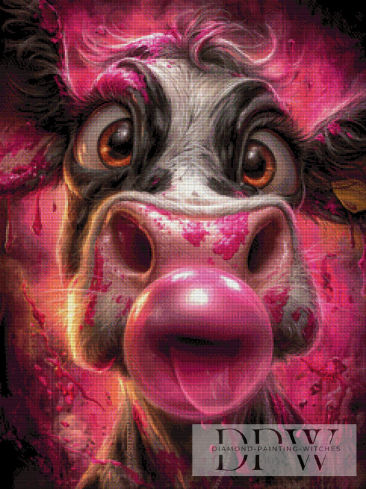 Pinkie Moo by _Sweet_Loco_AI 60x80cm mit 180 Farben DPW-3998