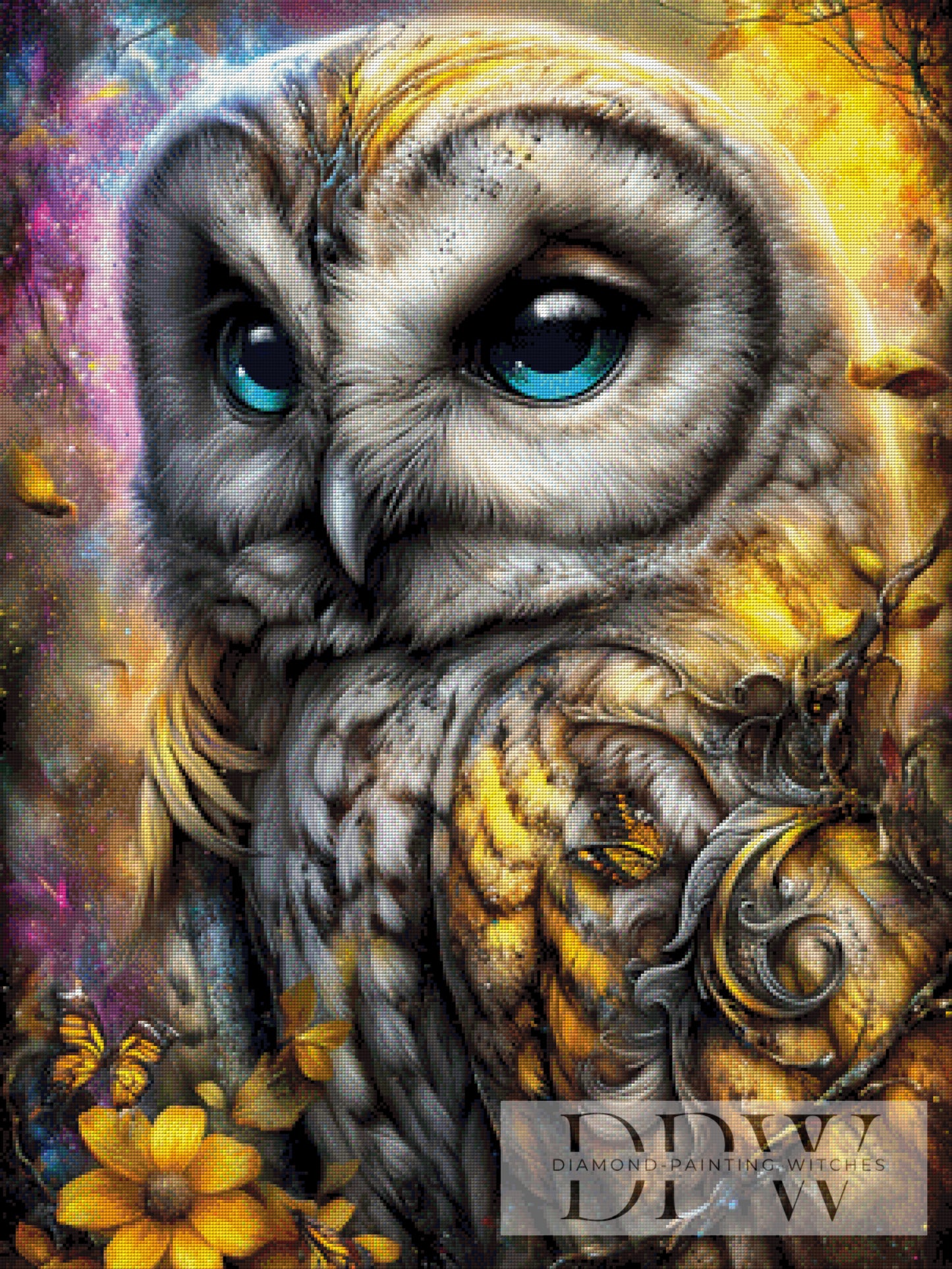 Saphirflug by _Sweet_Loco_AI 75x100cm mit 260 Farben DPW-4014