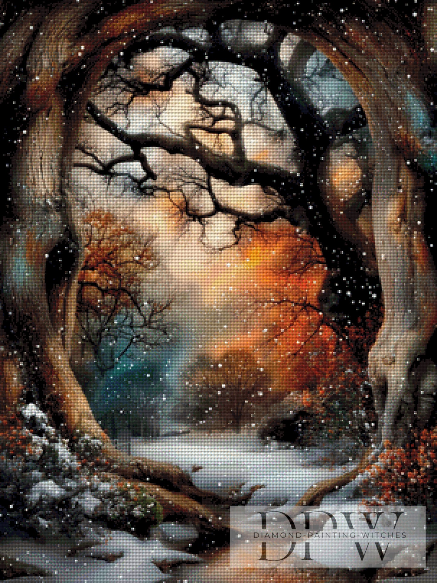 Frostbogen by QN 75x100cm mit 190 Farben DPW-4019