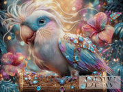 Schillernder Papagei by Lisa Morgan mit 300 Farben