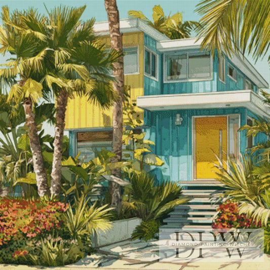 Malibu Dream by Luna 80x80cm mit 220 Farben DPW-4036