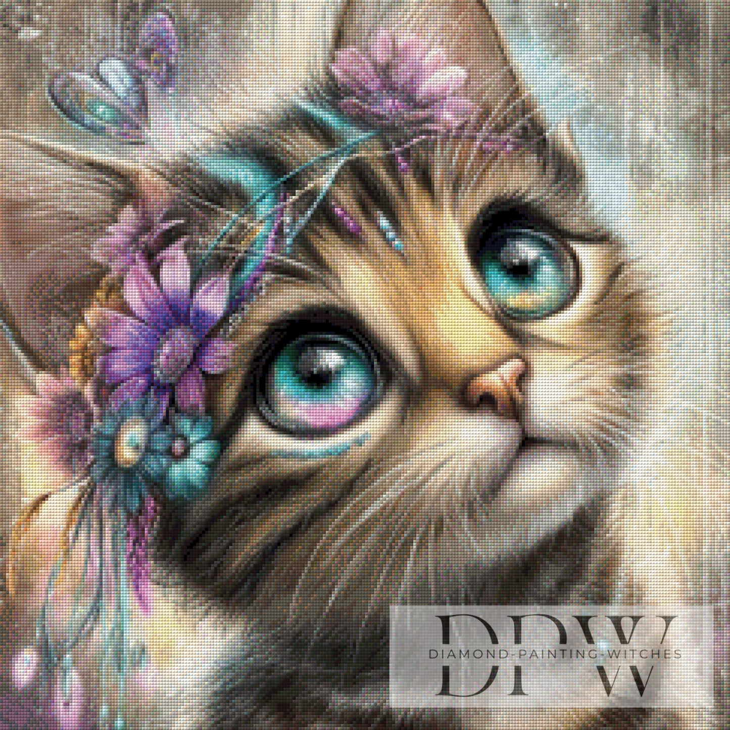 Tinka by Elly_A.I. 60x60cm mit 200 Farben DPW-4097