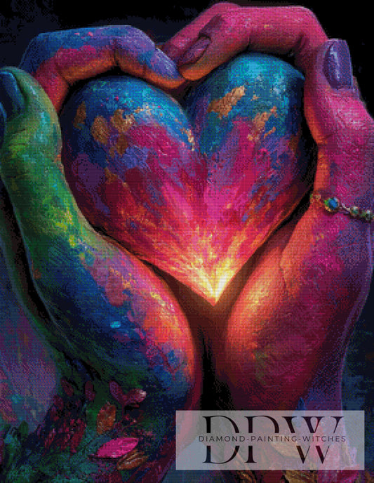 Where do broken hearts go by Morrigan 70x90cm mit 240 Farben DPW-4101