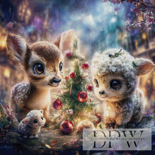 Winterwunderbund by ellufija 90x90cm mit 260 Farben DPW-4125