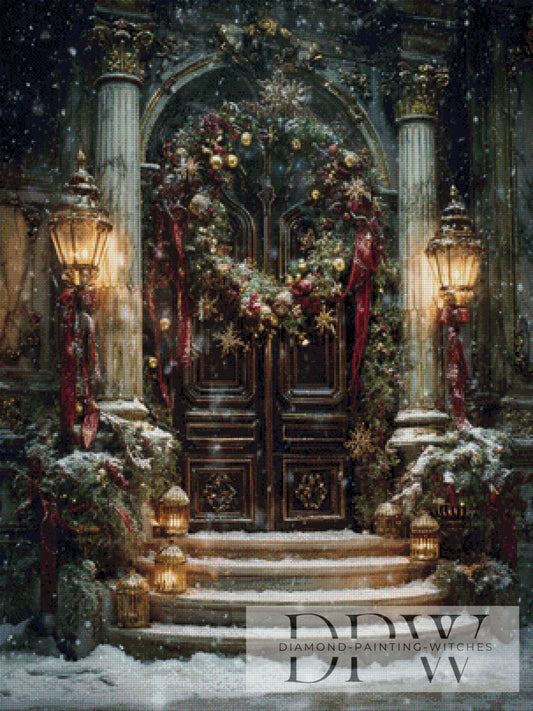 Weihnachtsabend by Maggie 75x100cm mit 180 Farben DPW-4107