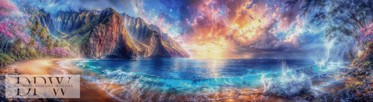 Schimmerfelsen by ellufija 200x55cm mit 280 Farben DPW-4119