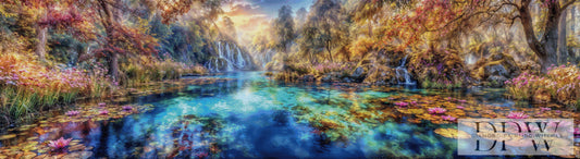 Herbstquelle by ellufija 200x55cm mit 340 Farben DPW-4120