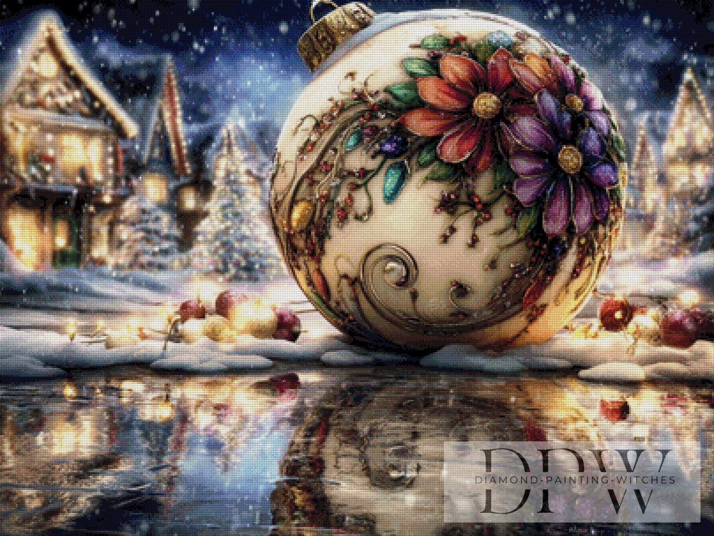 Christbaumkugel by Casalla Vendetta 100x75cm mit 260 Farben DPW-4137