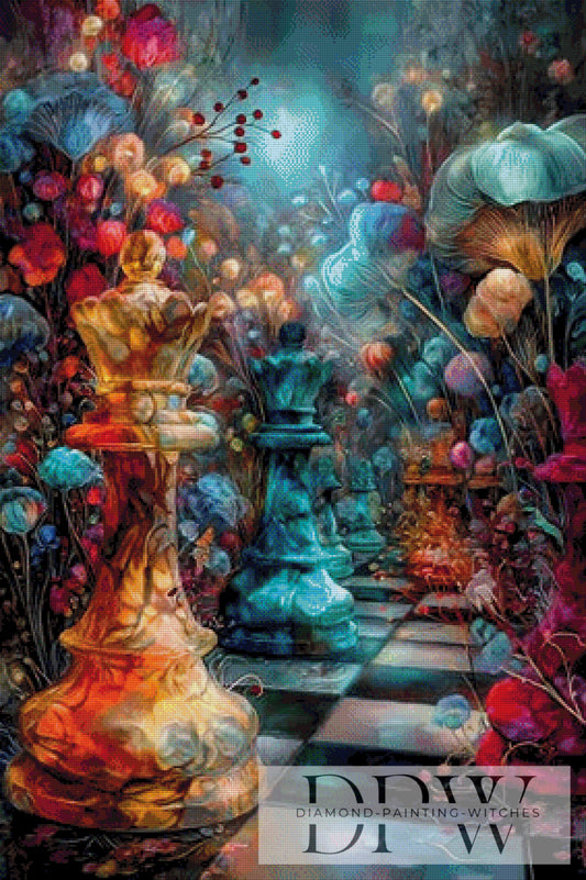 Bloomchess by Catill 70x105cm mit 320 Farben DPW-4147