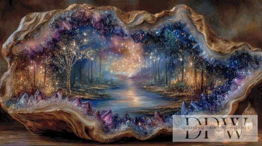 Amethyst Druse by Pixxel Pics 125x70cm mit 210 Farben DPW-4163