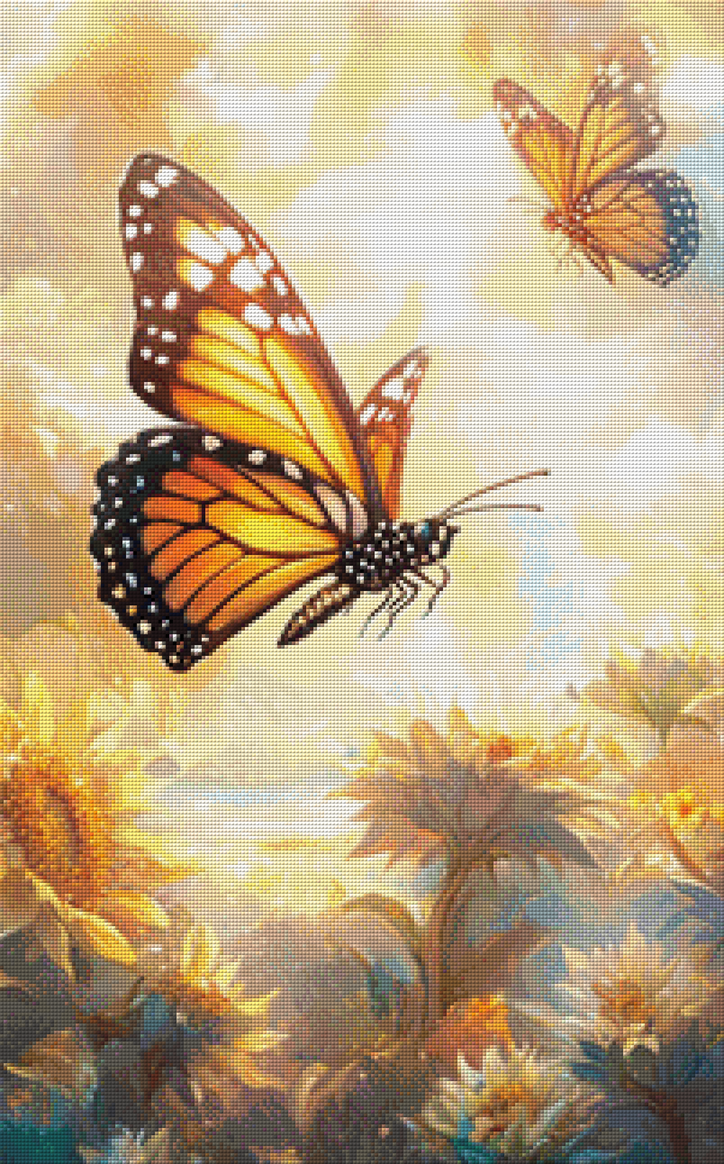 3-Teiler Sunflower Field by ellufija 150x80 DPW-4164