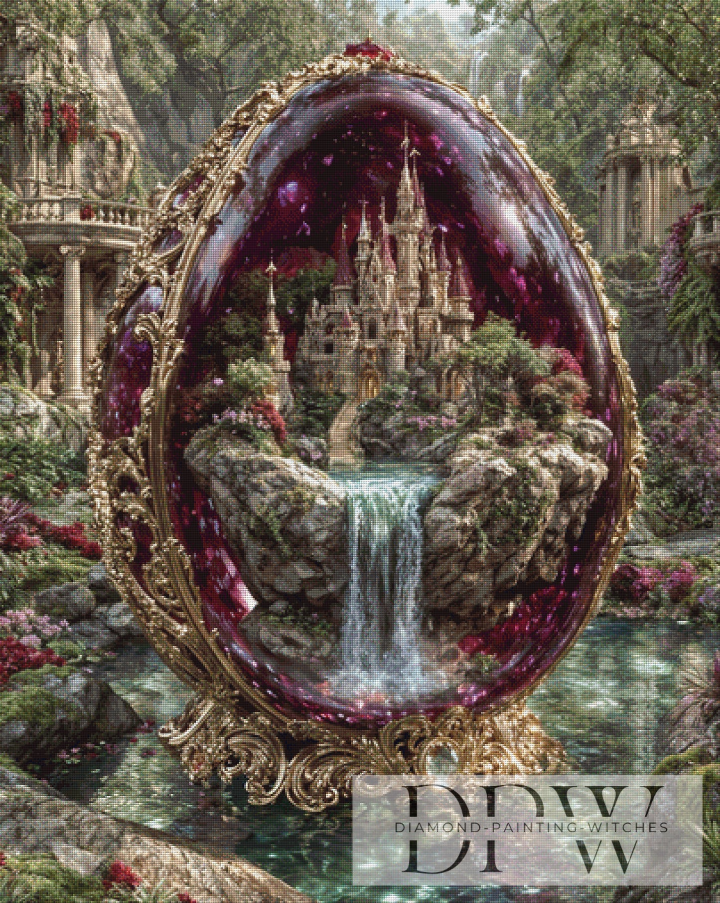 Ruby Kingdom by Pixxel Pics 100x125cm mit 190 Farben DPW-4179