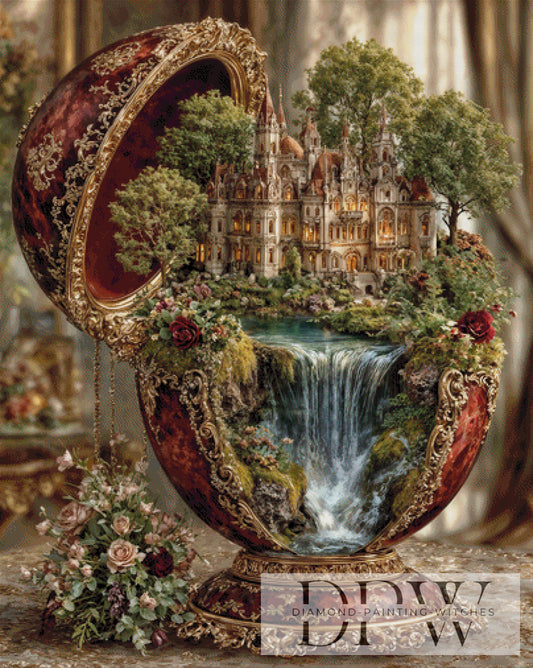 Faberge Castle by Pixxel Pics 100x125cm mit 200 Farben DPW-4180