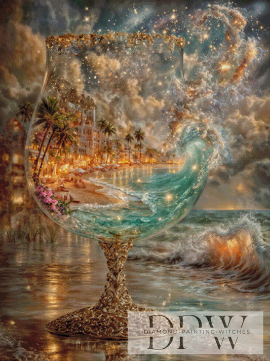 Tropical Cocktail by Pixxel Pics 90x120cm mit 200 Farben DPW-4181