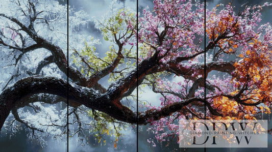 Mehrteiler - Beauty of the seasons by Pixxel Pics 4x40x90cm  DPW-4186