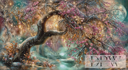 Everblooming Willow by Pixxel Pics 145x80cm mit 240 Farben DPW-4190