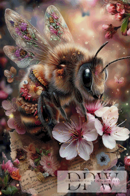 Vintage Dreambee by ellufija 60x90cm mit 230 Farben DPW-4196