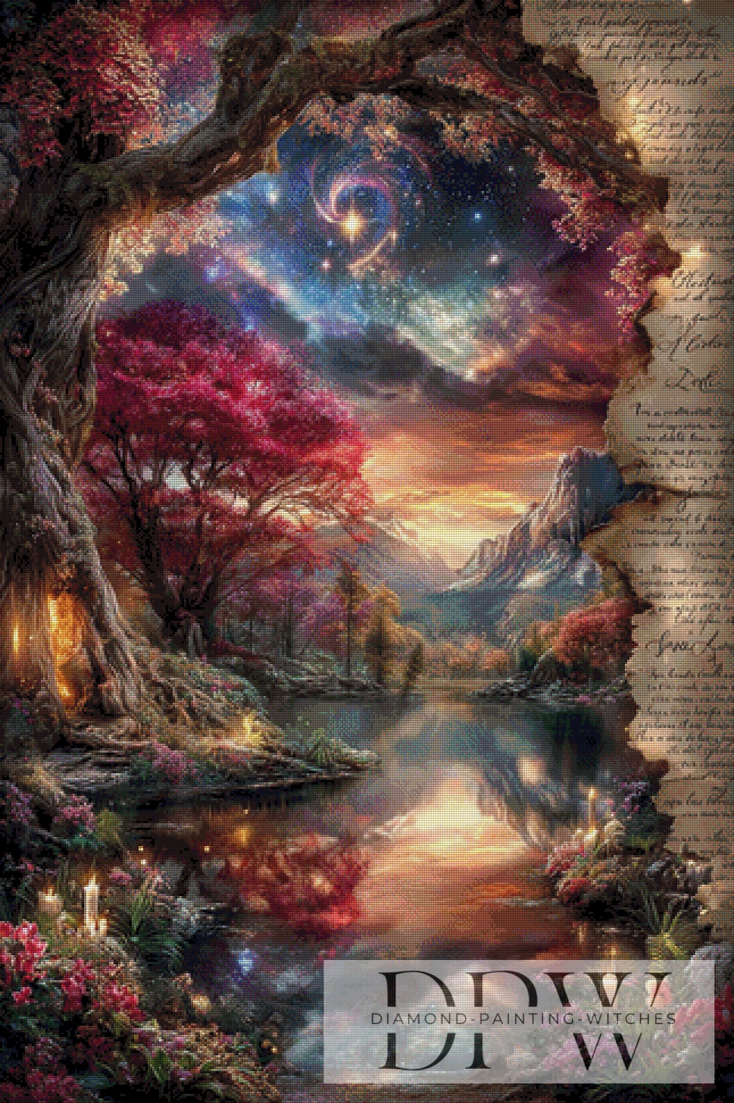 Vintage Seeblick by ellufija 80x120cm mit 270 Farben DPW-4199