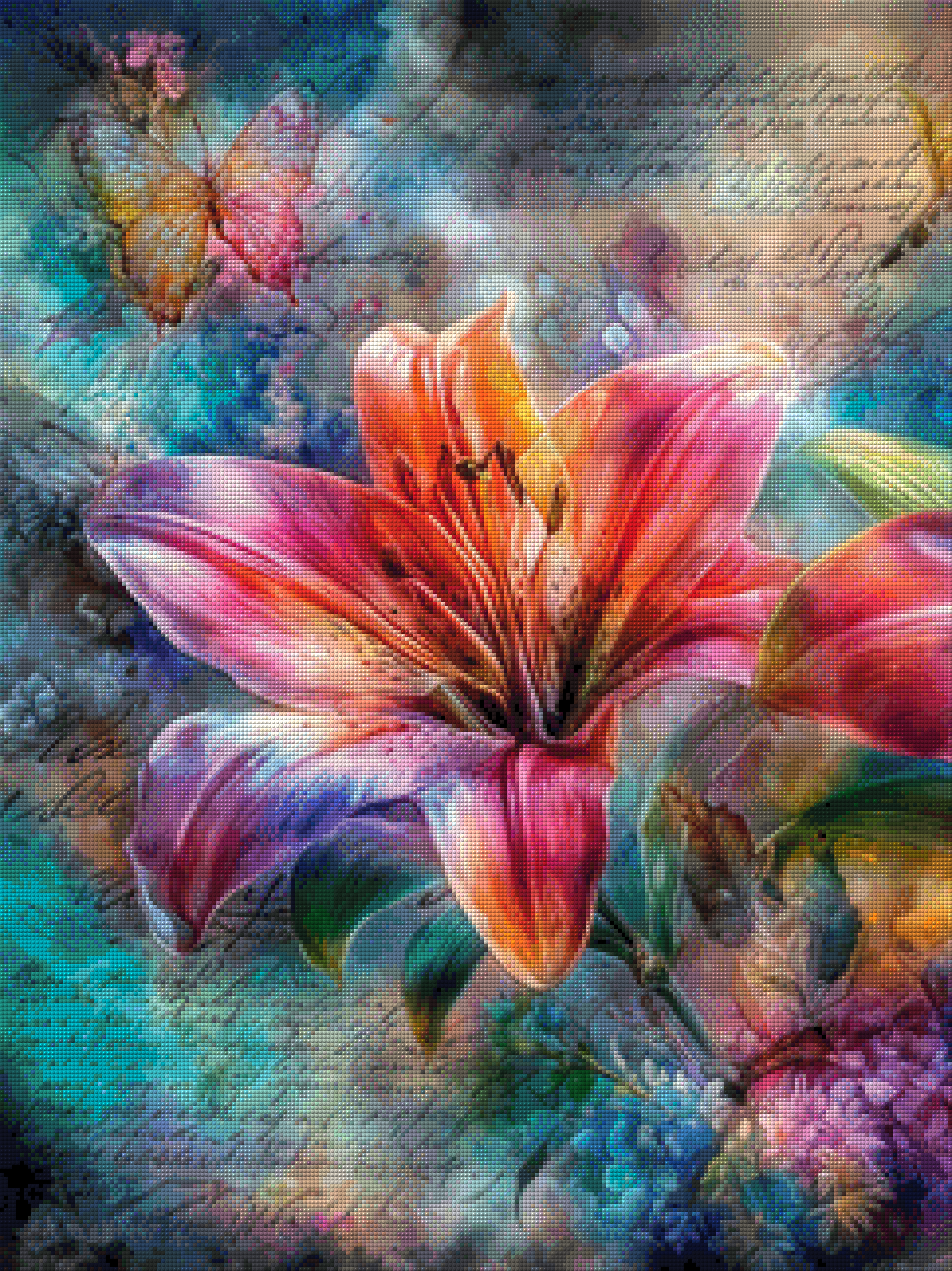 Mehrteiler - Vintage Lily Panels by ellufija 3x