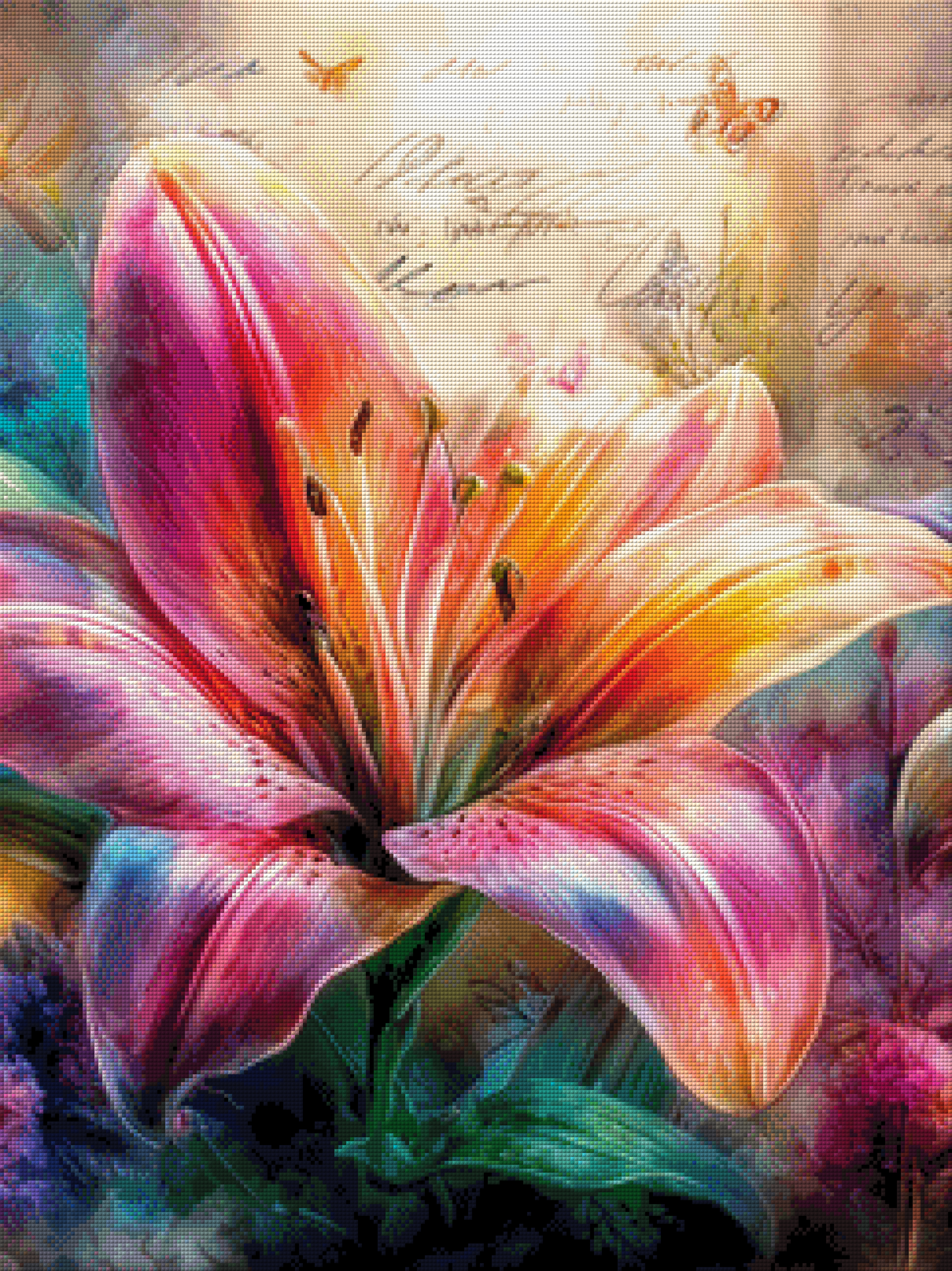 Mehrteiler - Vintage Lily Panels by ellufija 3x