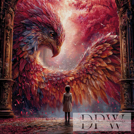 Wächter der Blütezeit by ellufija 100x100cm mit 210 Farben DPW-4215