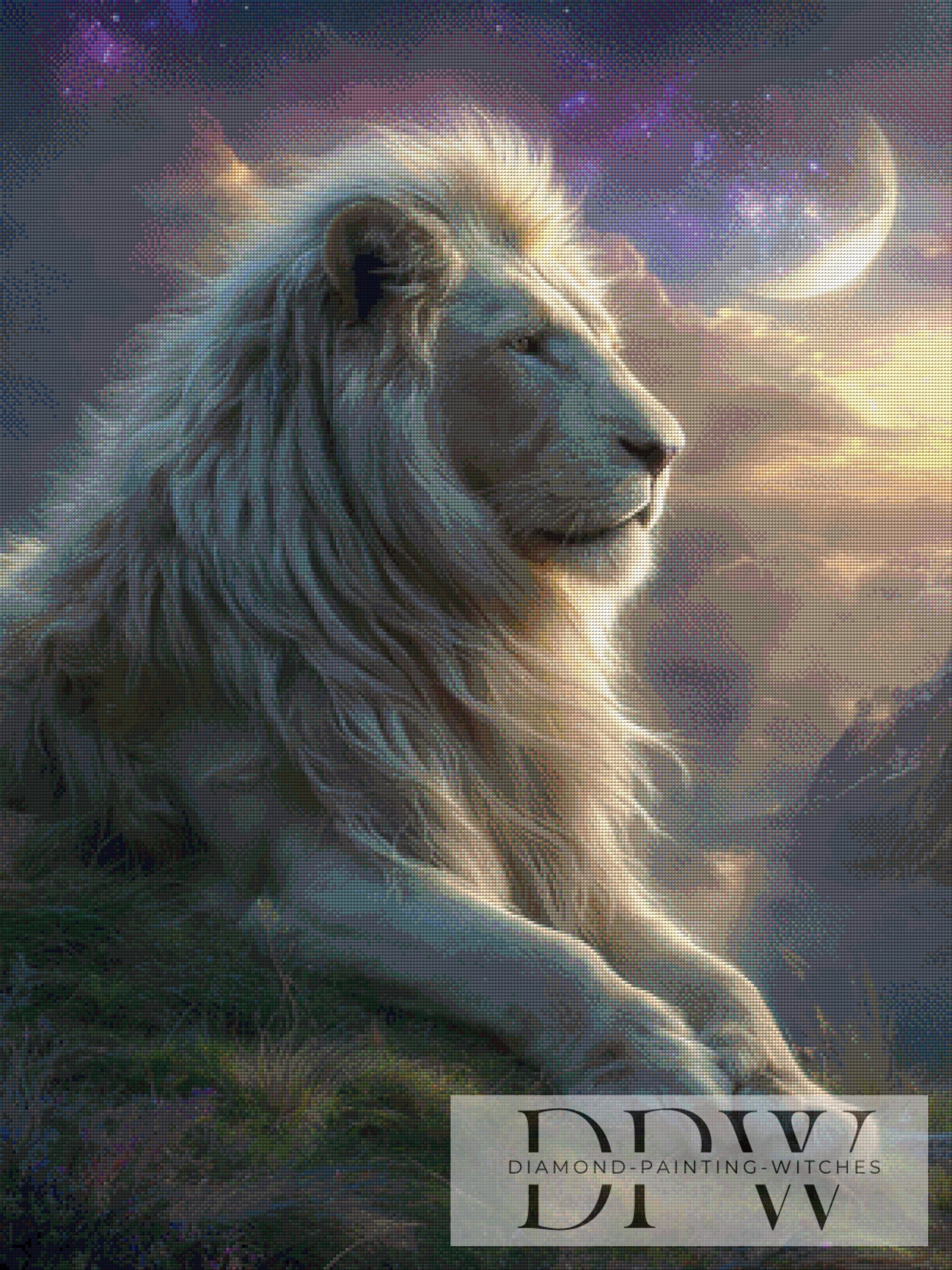 Nachtwache by Maggie 75x100cm mit 140 Farben DPW-4230