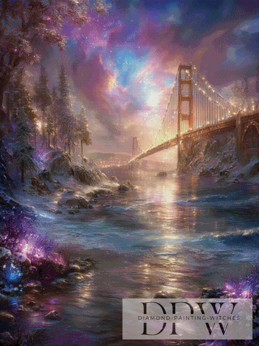 Bridge View by Maggie 90x120cm mit 200 Farben DPW-4244