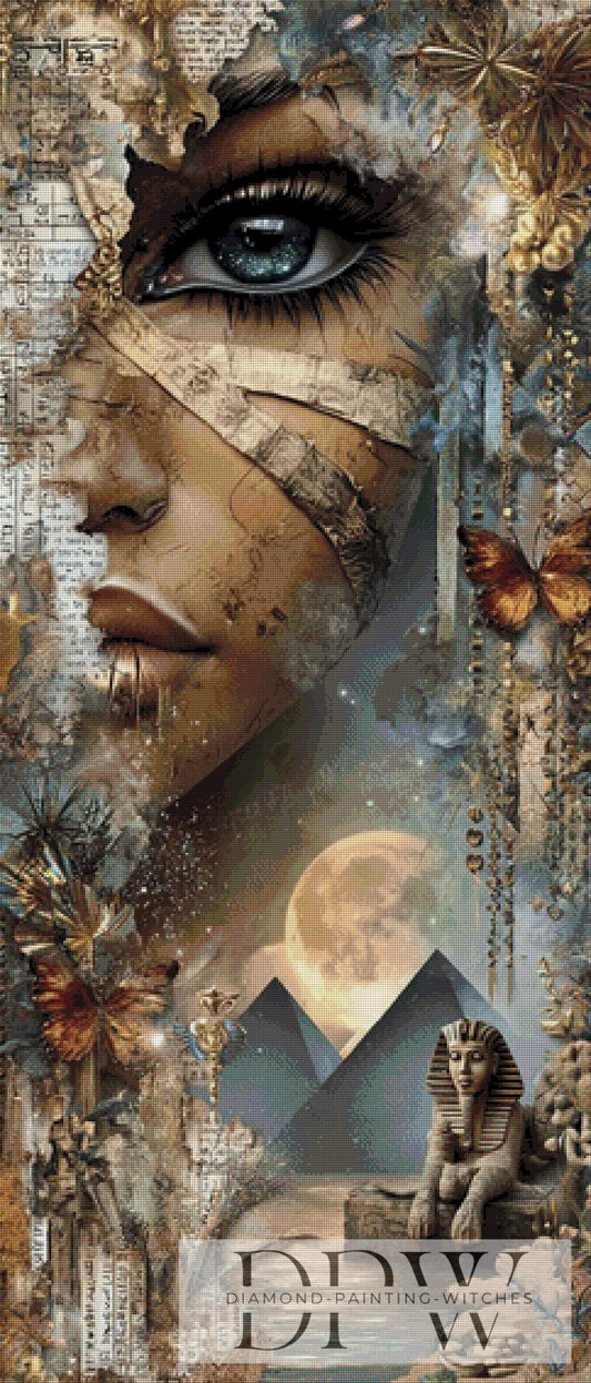 Ägypten Collage I by Elly_A.I. 60x140cm mit 150 Farben DPW-4281