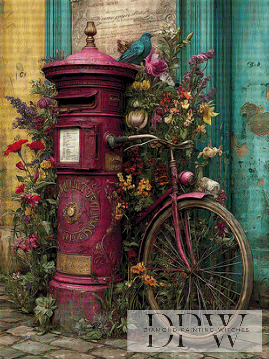 Blumenrad by QN 75x100cm mit 250 Farben DPW-4311