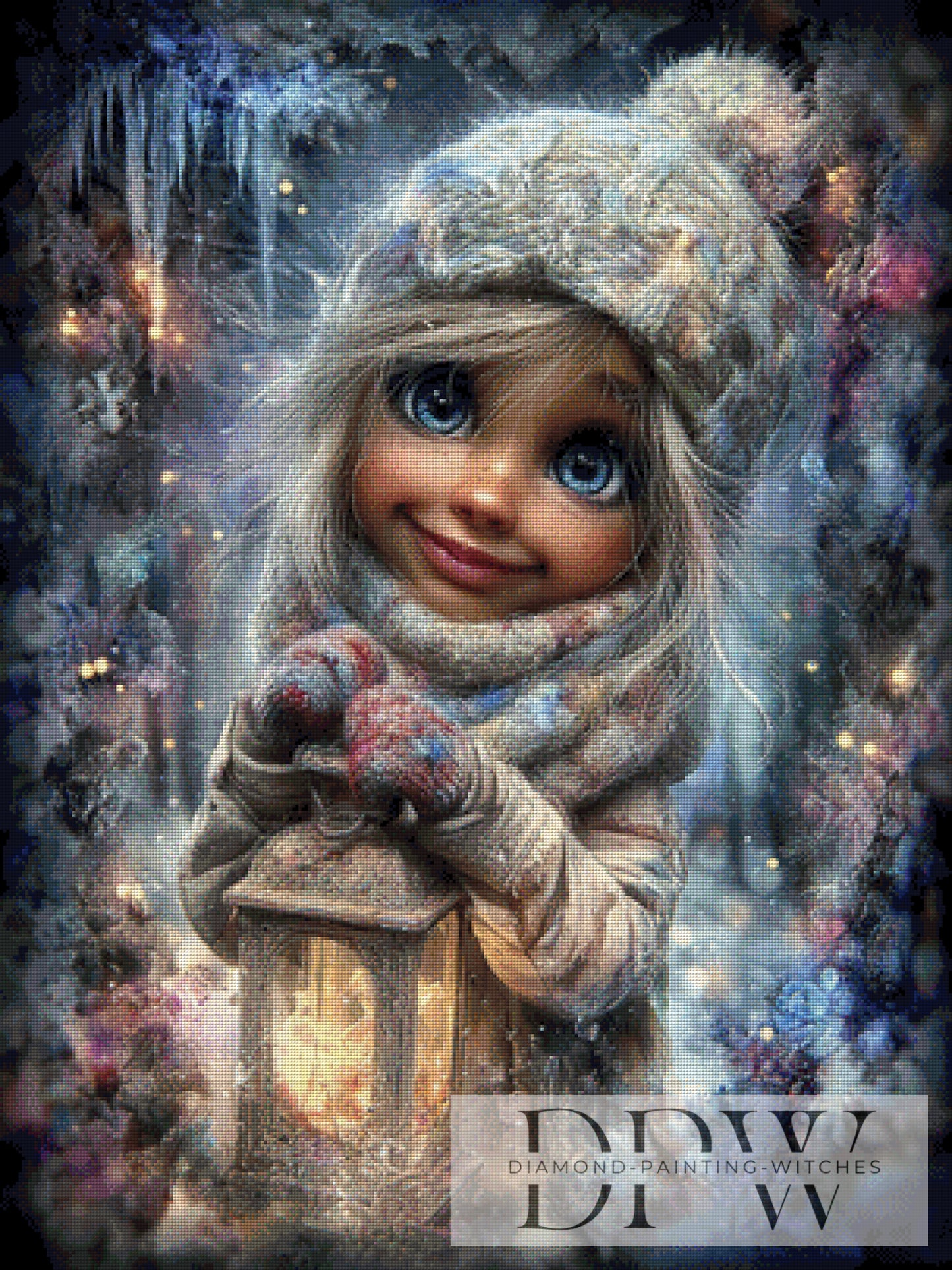 Laternenabend by CreatiVart 75x100cm mit 200 Farben DPW-4318