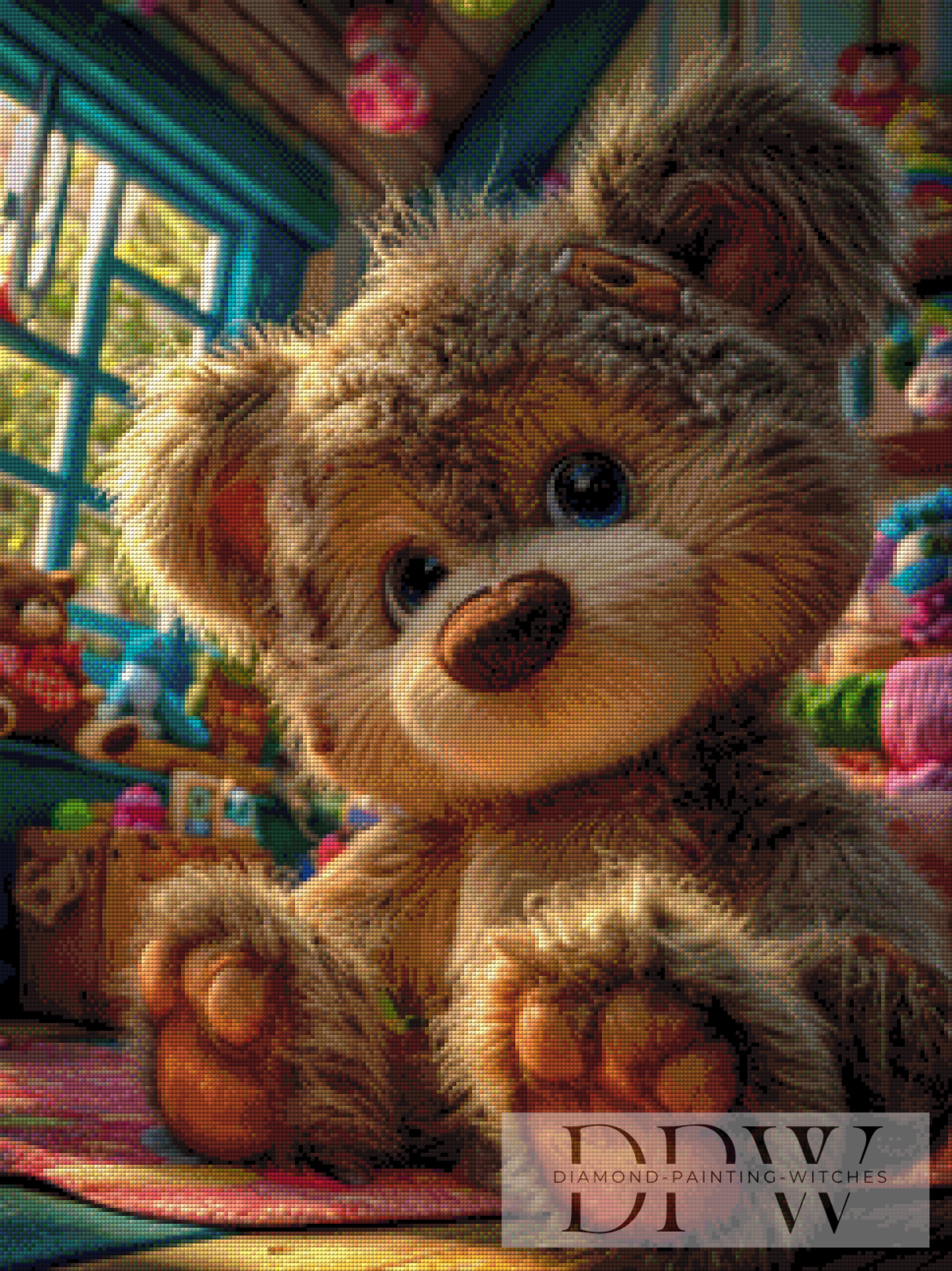 Tommy der Teddy by CreatiVart mit 260 Farben