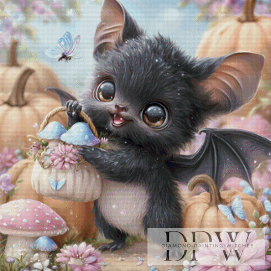 Fledermaus beim Pilze sammeln by Lisa Morgan mit 170 Farben