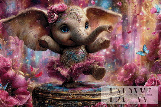 Die ganz besondere Spieluhr by Lisa Morgan 105x70cm mit 280 Farben DPW-4377