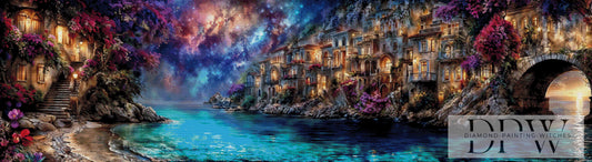 Lagunenstadt by ellufija 200x55cm mit 310 Farben DPW-4421