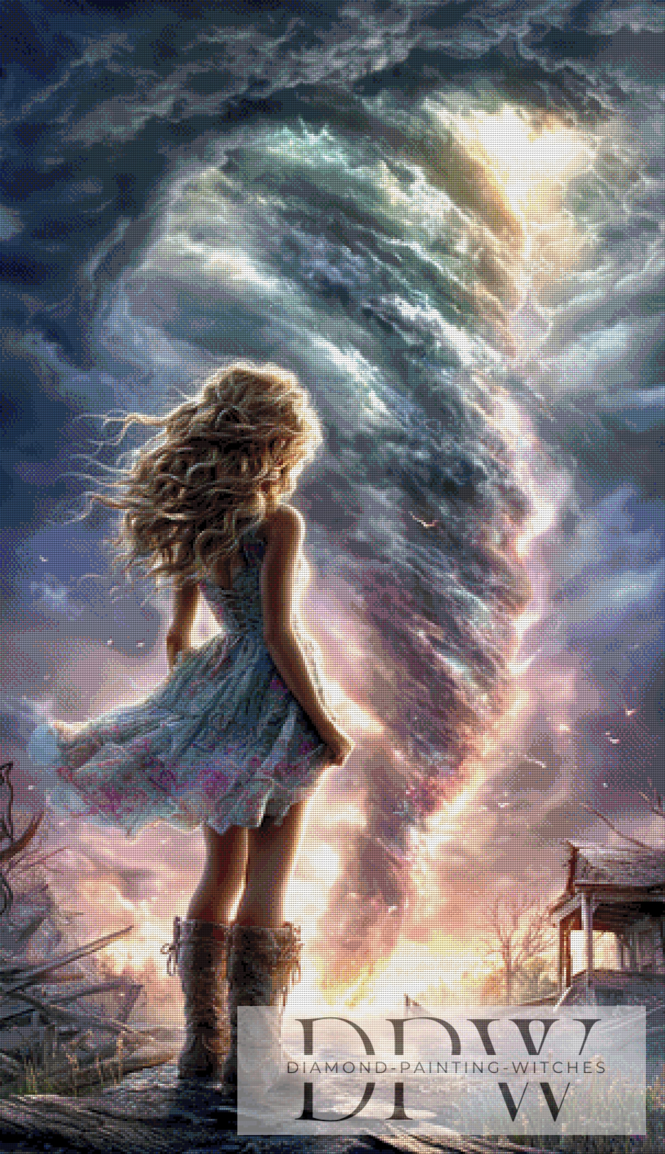 Tornado Girl by ellufija mit 200 Farben