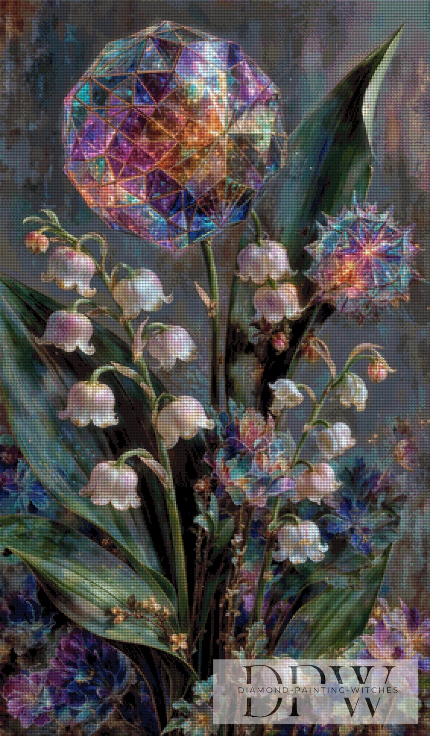 Lily of the valley by Pixxel Pics 70x120cm mit 250 Farben DPW-4433