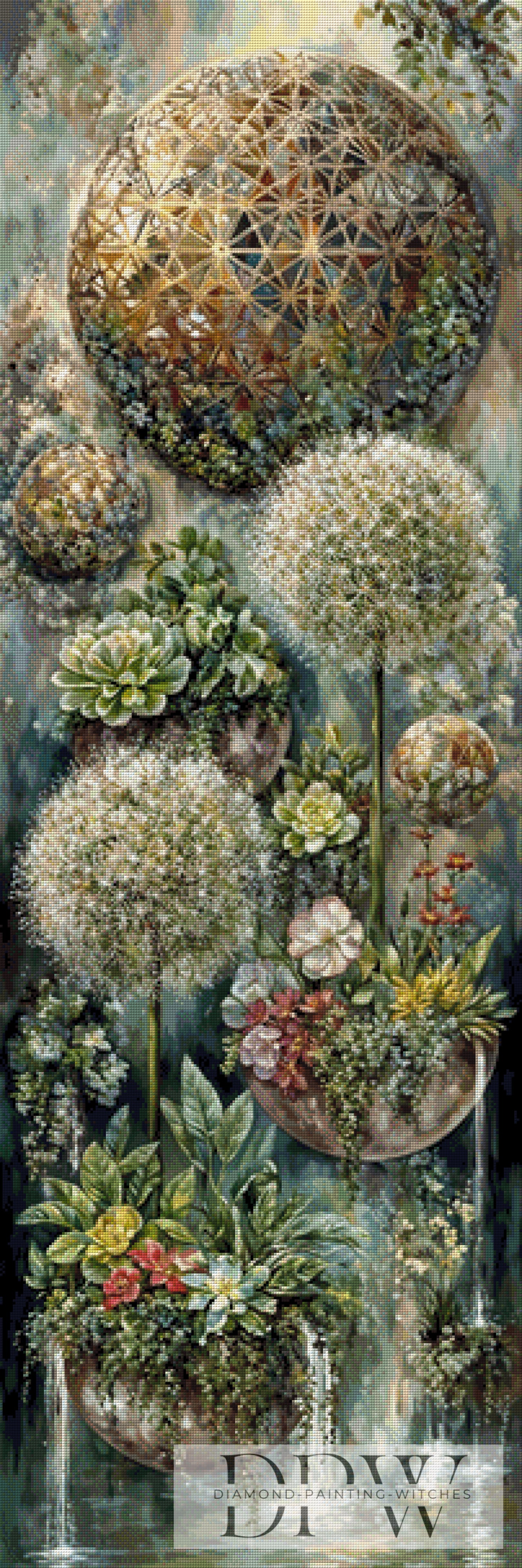 Allium dream by Pixxel Pics 50x150cm mit 190 Farben DPW-4435