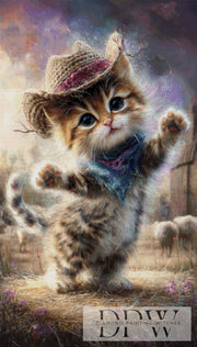 Cowboy Cat by ellufija mit 180 Farben