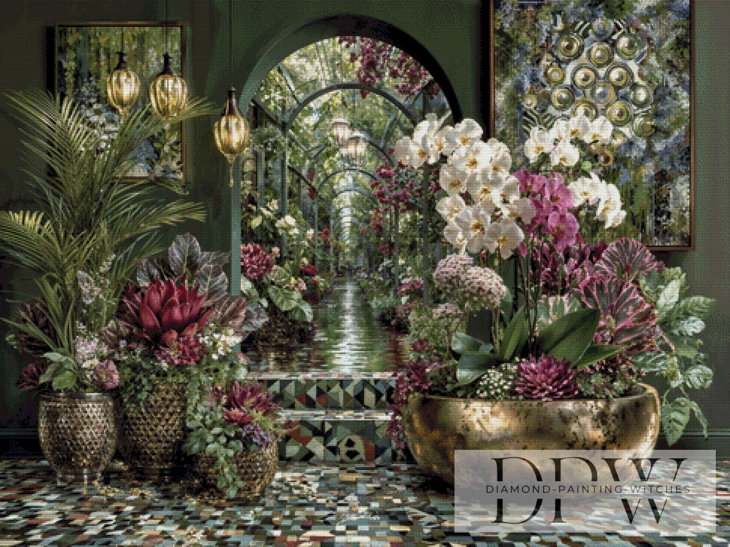 Exotic Bouquet by Pixxel Pics 120x90cm mit 200 Farben DPW-4456
