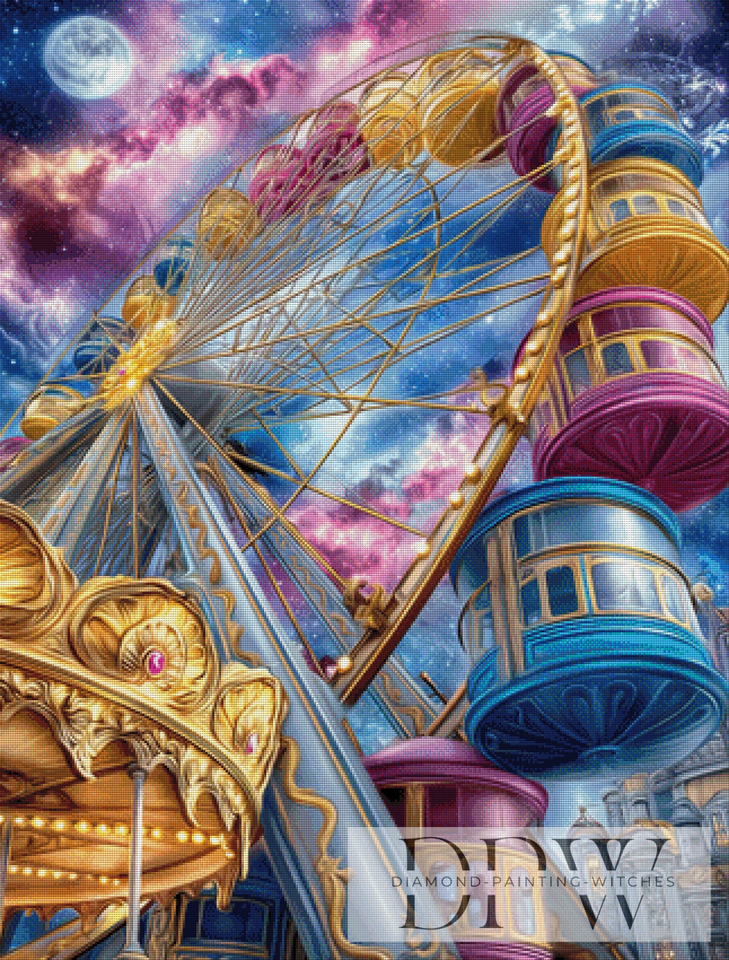 Rummel Spaß by Sweet_Loco_AI 80x105cm mit 290 Farben DPW-4517